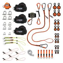 Tower Climber Tool Tethering Kit with lanyard and tethering components