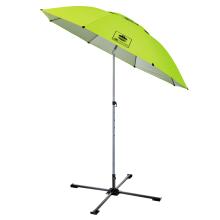 Lightweight work umbrella and stand