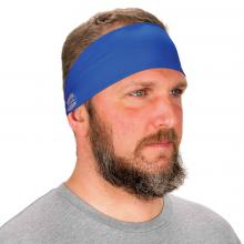 Cooling headband on model