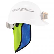 Neck shade on hard hat