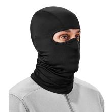 3q view of spandex balaclava on model