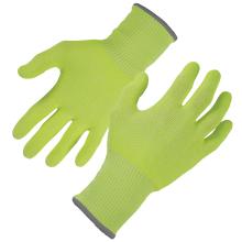 Front and back of gloves.
