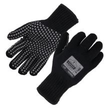 Combo view of both palm and back of thermal knit cooler gloves.