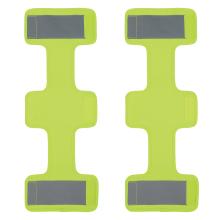 2-pack of lime hi vis seatbelt covers