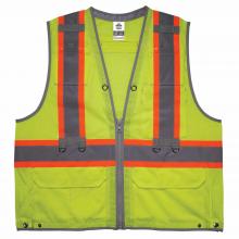 front of hi-vis tool tethering safety vest