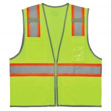 Two-Tone Mesh Hi-Vis Safety Vest, Work Vest | Ergodyne