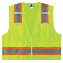 Hi-vis two tone surveyor's vest