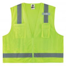 Front of hi-vis surveyor vest