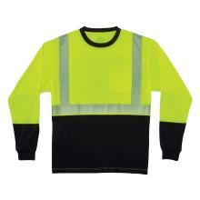 Front of shirt.