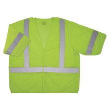 GloWear 8315ba hi vis breakaway safety vest in lime color.