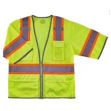 Front of hi-vis safety vest