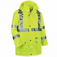 Hi-vis rain jacket