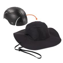 Skullerz 8957 black lightweight ranger hat with bump cap insert 