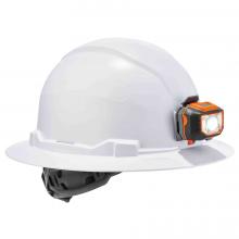 Skullerz 8971 Class E Hard Hat Full Brim with Ratchet Suspension and LED Light