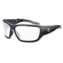 Three quarter view of Baldr anti-scratch and enhanced anti-fog safety glasses