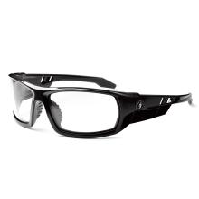 Three quarter view of Odin safety glasses.