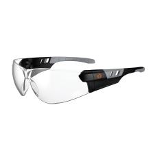 Front of saga frameless safety glasses.