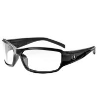 Three quarter view of thor safety glasses
