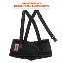 Adjustable + detachable suspenders