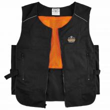 6255 S/M Black Lightweight Phase Change Cooling Vest image 2