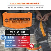 Cooling/warming pack: provide versaitle hot/cold therapy. Cold best for inflammation, swelling, or muscle spasms. Hot best for muscle pain, muscle tension of stiffness