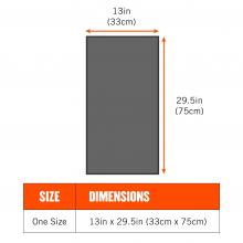 size: one size. Dimensions: 13in x 29.5in (33cm x 75cm)