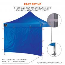 Protects against sun wind and rain. Rugged 300D polyester with PU and UV coatings
