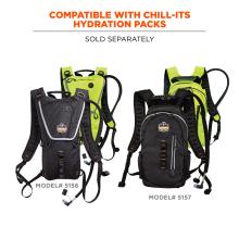 Compatible with Chill-Its hydration packs. Sold separately. Models 5156 and 5157.