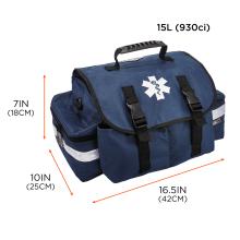 Size chart. 15L (930ci). 16.5in(42cm) x 10in(25cm) x 7in(18cm)