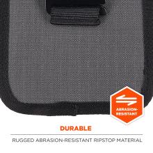 Abrasion resistant and durable: rugged abrasion-resistant ripstop material