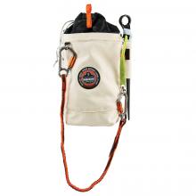 5728 10" x 5" x 13" White Topped Bolt Bag - Tall Tool Bags image 2