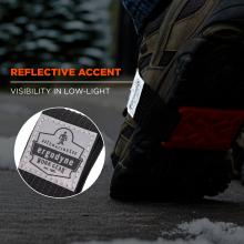 Reflective accent: visibility in low light