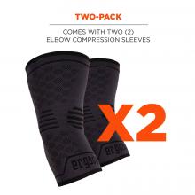 Two-pack: comes with two (2) elbow compression sleeves. 