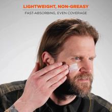 lightweight, non-greasy: fast-absorbing, even coverage