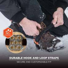 durable hook and loop straps: secure and customizable fit