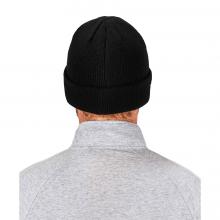 Beanie on model - back view