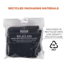 Recycled packaging materials: packaged in recycled 100% polyethylene. 01 PET. Equivalent to 0.8 plastic bottles saved from landfills