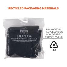 Recycled packaging materials: packaged in recycled 100% low density polyethylene. 01 PET