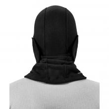 Back of balaclava on model