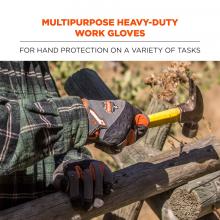Multipurpose heavy-duty work gloves: for hand protection on variety of tasks