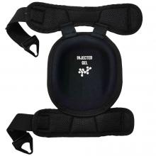 344 Black Broad Cap Injected Gel Knee Pad w/Articulation image 3