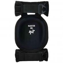 344 Black Broad Cap Injected Gel Knee Pad w/Articulation image 2