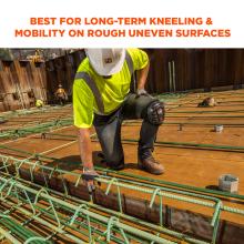 Best for long-term kneeling and mobility on rough uneven surfaces.