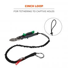 Cinch loop: for tethering to captive holes