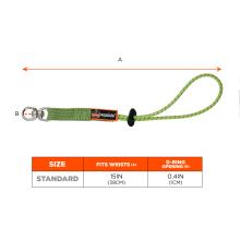 Size chart. Size standard dimensions: 15in (38cm). D-ring opening of 0.4 inches or 1 cm