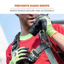 Prevents radio drops: keeps radios secure and accessible