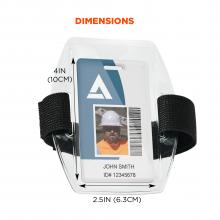Dimensions. 4 Inches (10 Centimeters) by 2.5 Inches (6.3 Centimeters)