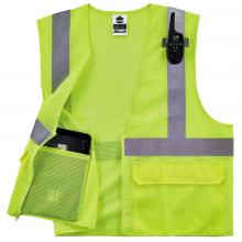 8220Z S/M Lime Type R Class 2 Standard Mesh Vest image 3