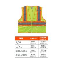 Size chart for sizes S/M - 4XL/5XL. Screen readers, please view size chart after color selector for optimal experience.