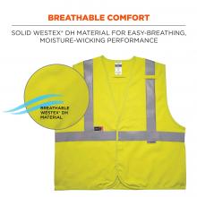 breathable comfort: solid Westex DH material for easy-breathing, moisture-wicking performance image 6